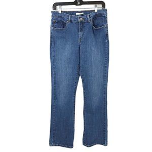 Levi Classic Boot Mid Rise Jeans Womens Size 10 Denim Medium Wash